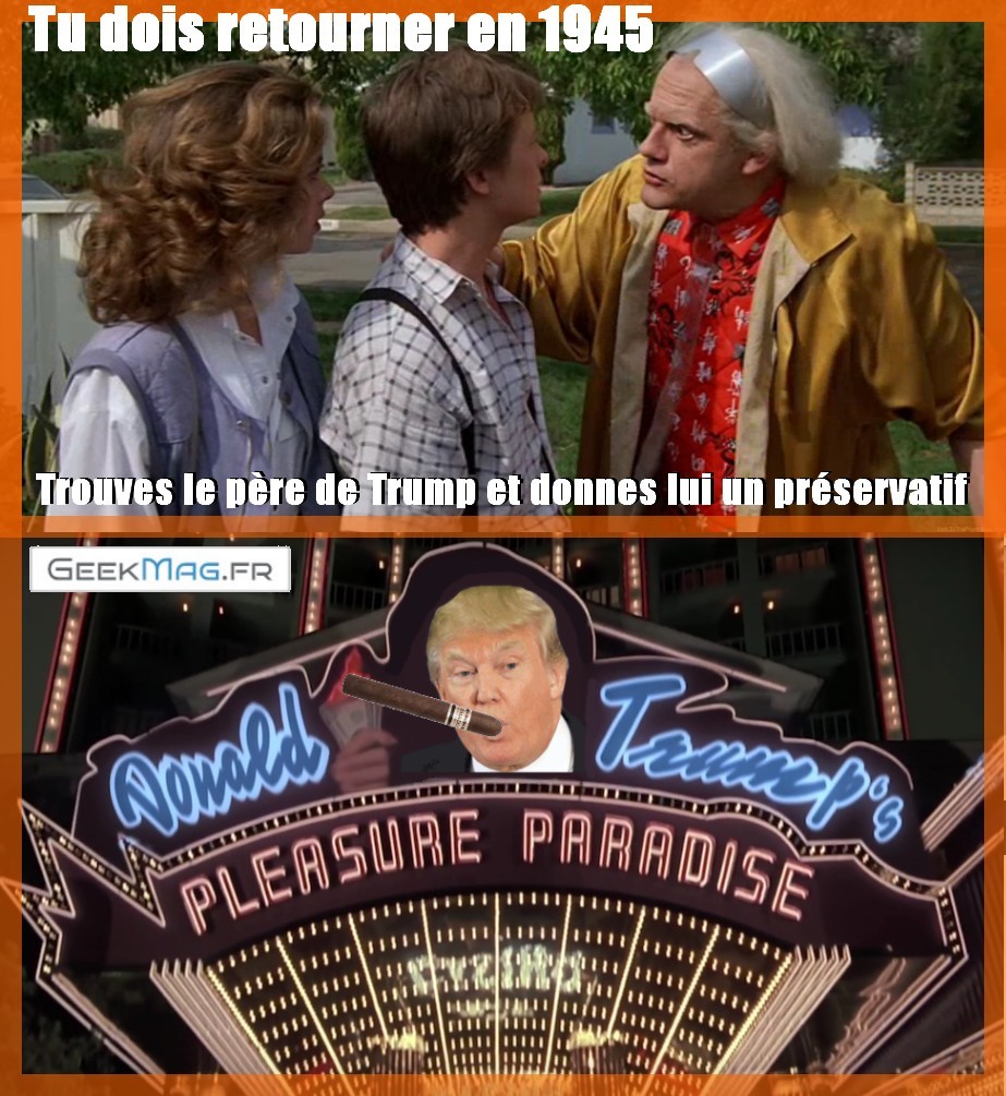 Retour Vers Le Futur II Donald Trump Inspir Le M chant Biff Tannen Retour Vers Le Futur II Donald Trump Inspir Le M chant Biff Tannen